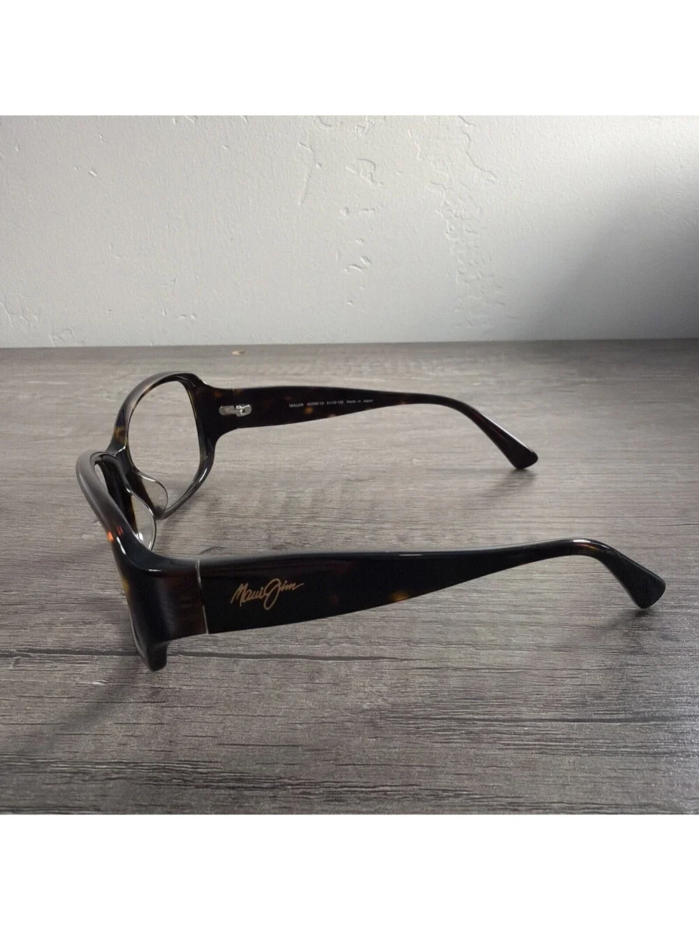 Maui Jim NALANI MJ295-10 Dark Tortoise 61-16-126 Japan Sunglasses Frame Only 217